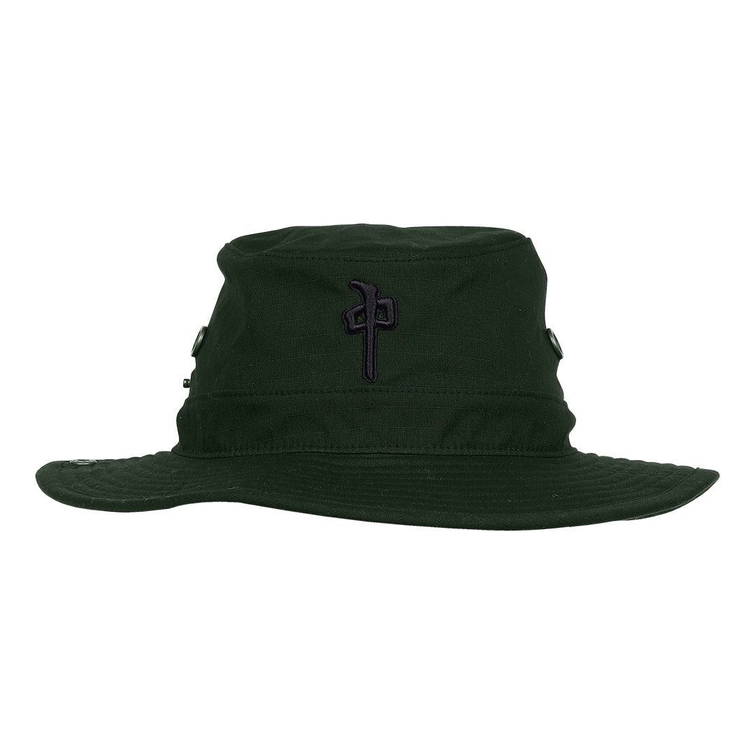 RED DRAGON - FORREST GREEN BUCKET HAT CHUNG