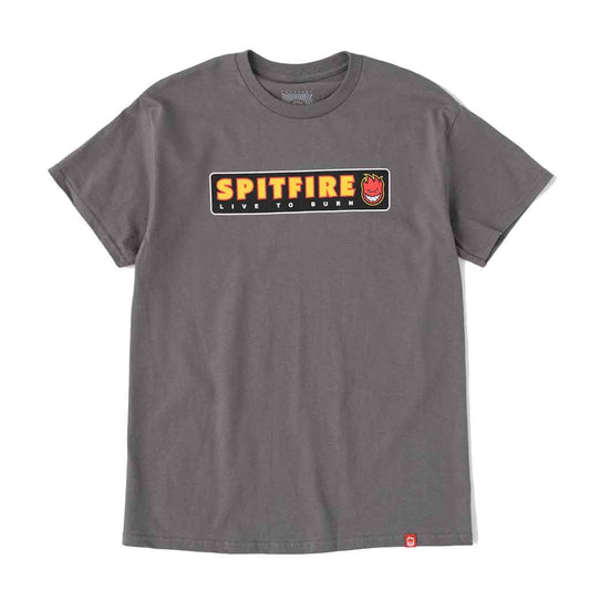 SPITFIRE - LTB S/S T-SHIRT / CHARCOAL
